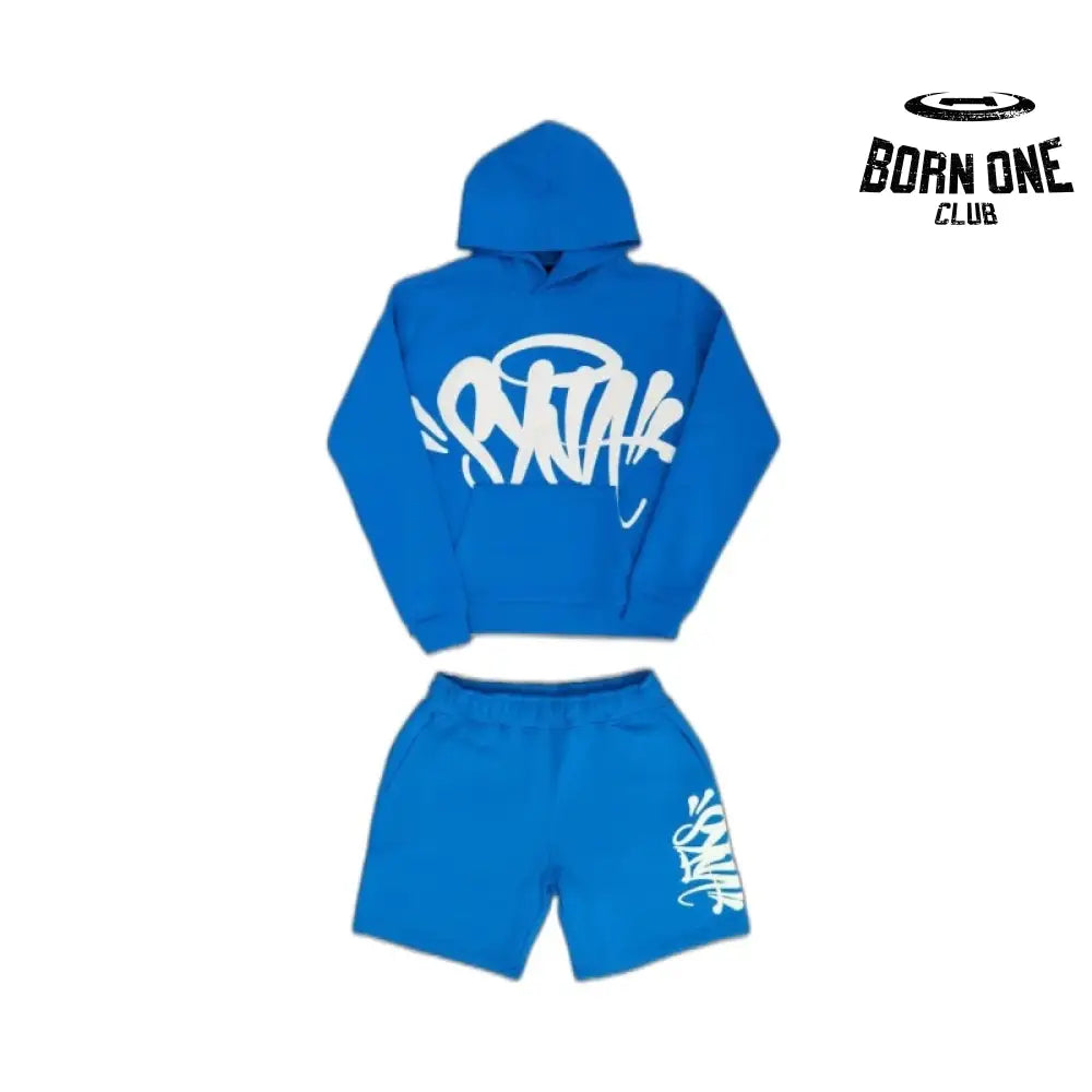 Set Team Hood Twinset Blue