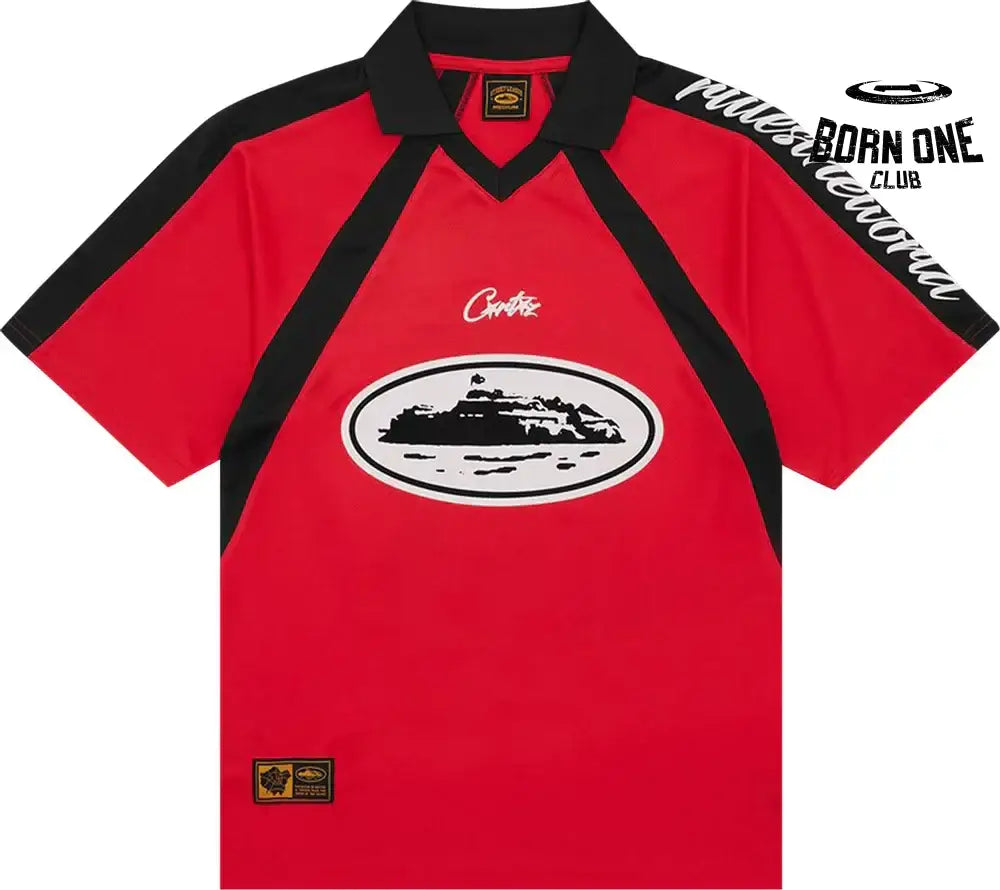 Alcatraz Red Football T-Shirt