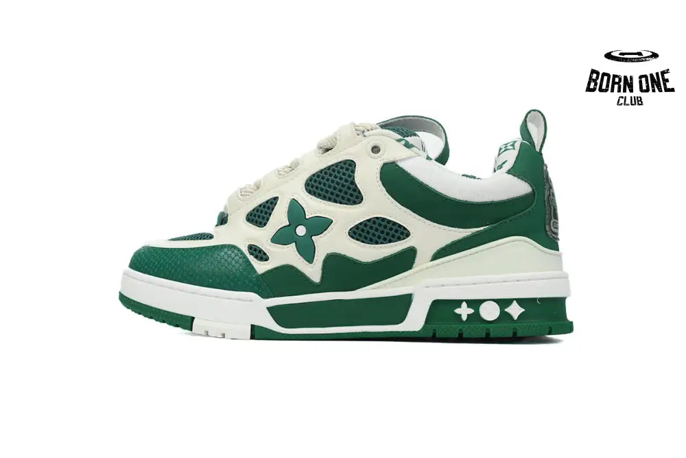 Skate Sneaker Green White 1AC520