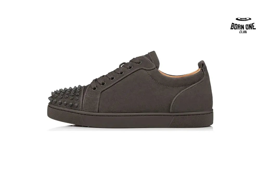 Junior Spikes Veau Velours Sneaker Brown 3160934E428