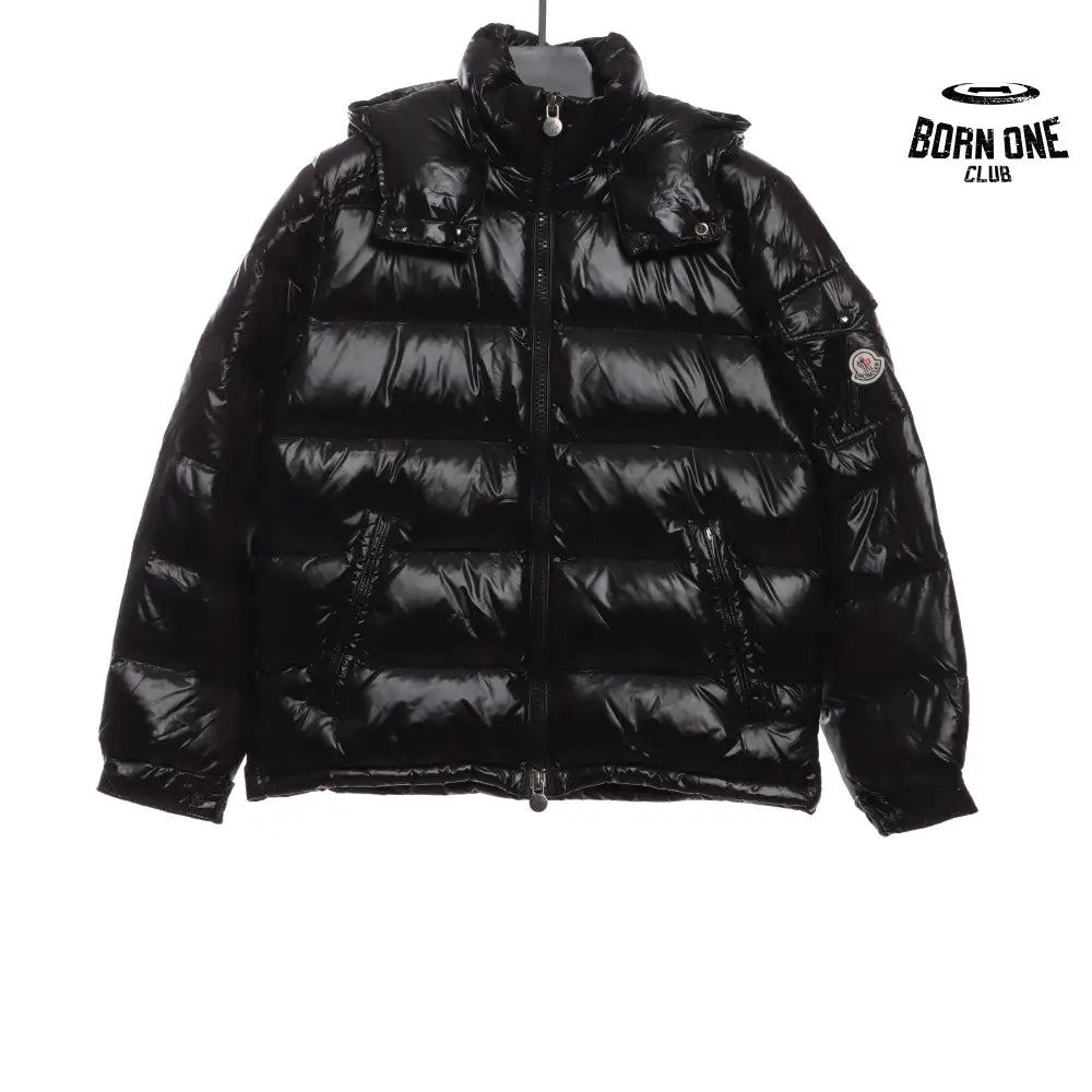 Maya Lacquered Down Jacket Black
