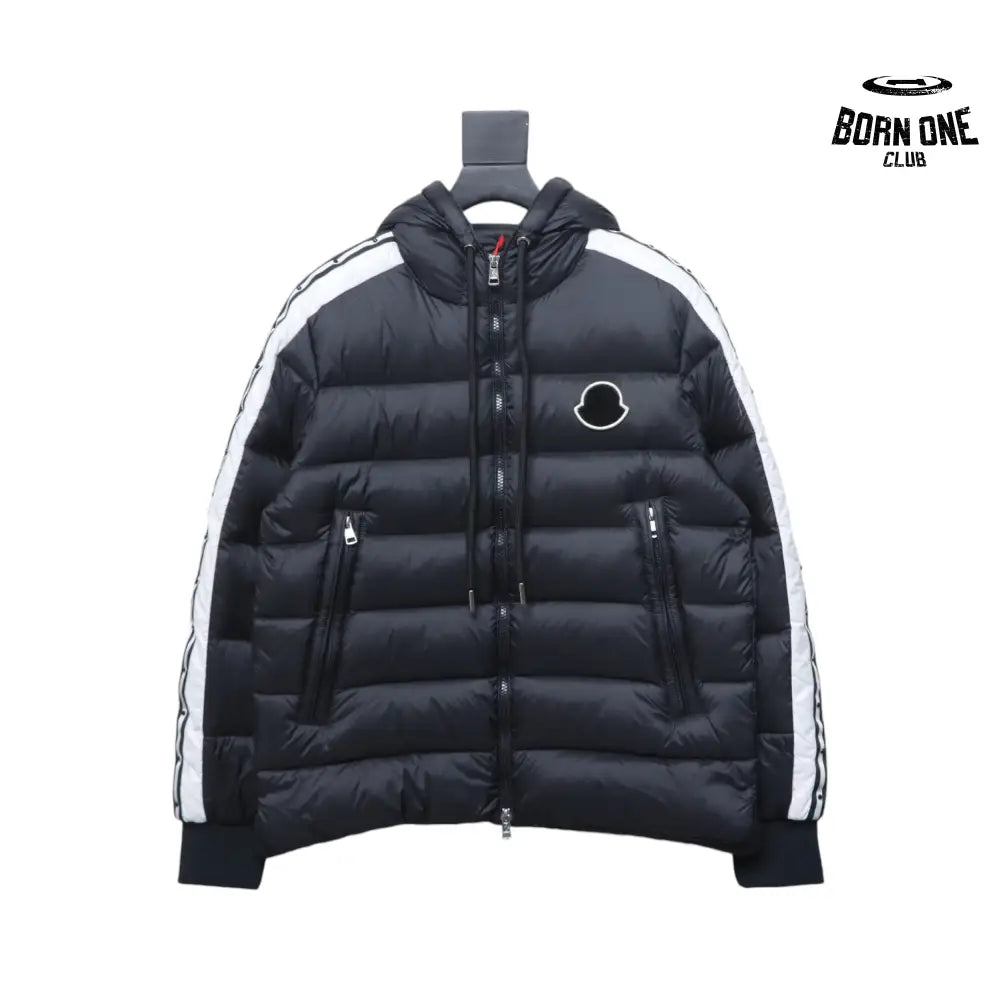 Stripe-Detail Padded Jacket
