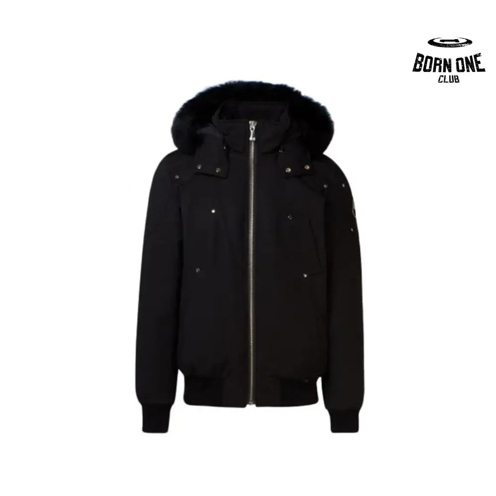Ballistic Bomber Jacket Black Fur