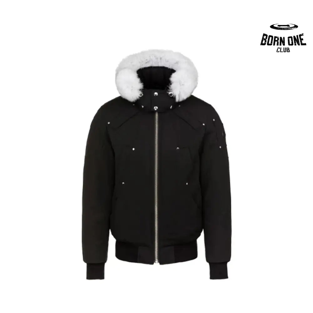 Ballistic Bomber Jacket White Fur