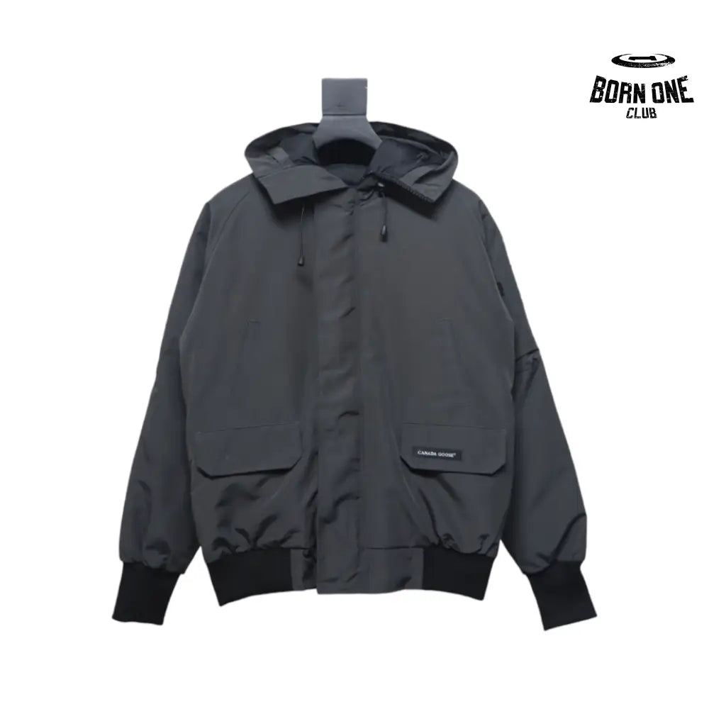 Chilliwack Hooded Bomber Jacket Grey