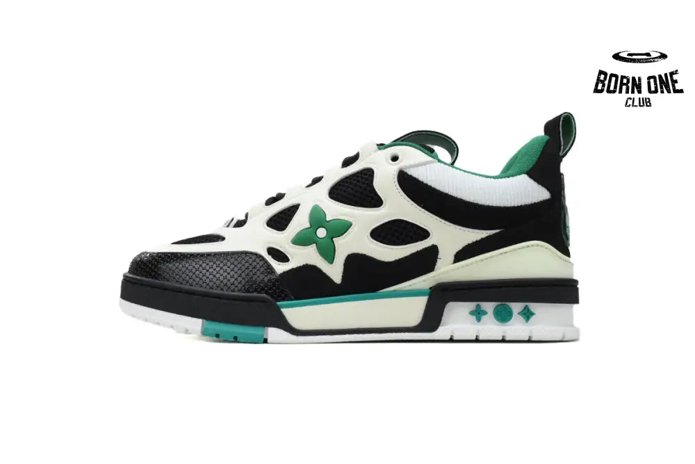 Skate Sneaker Black Green 1ADE0X