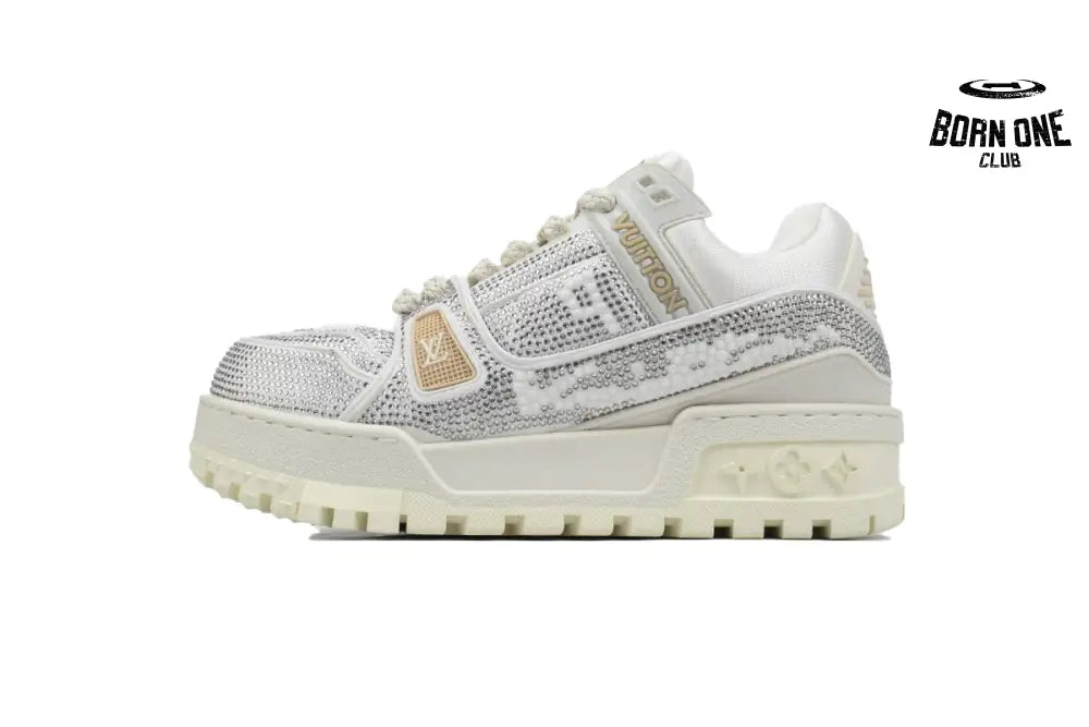 Trainer Maxi White Swarovski Crystals
