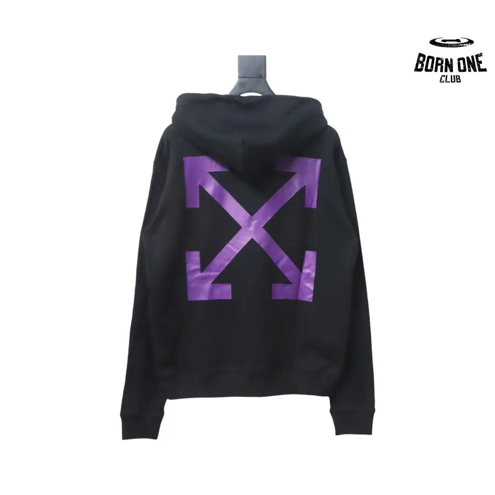 Caravaggio Hoodie Black Purple