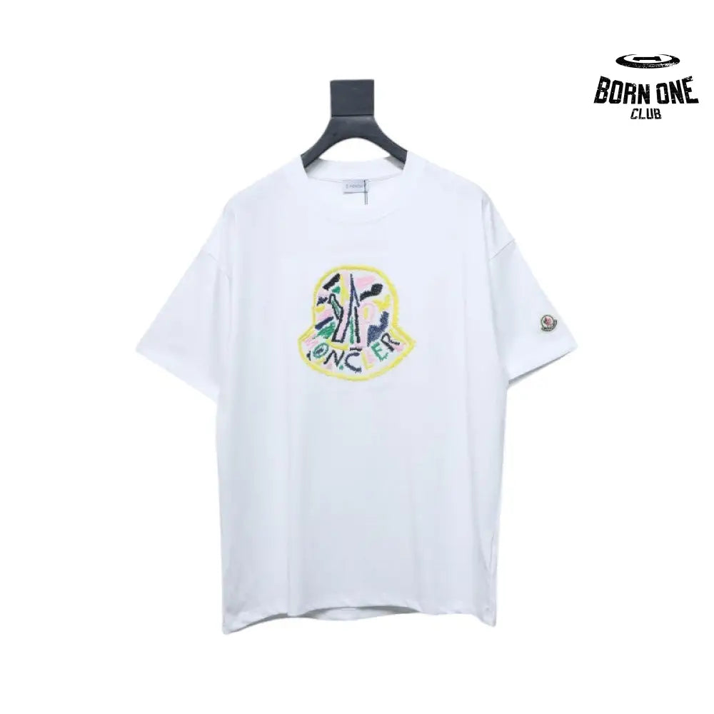 Embroidered Logo Cotton T-shirt White