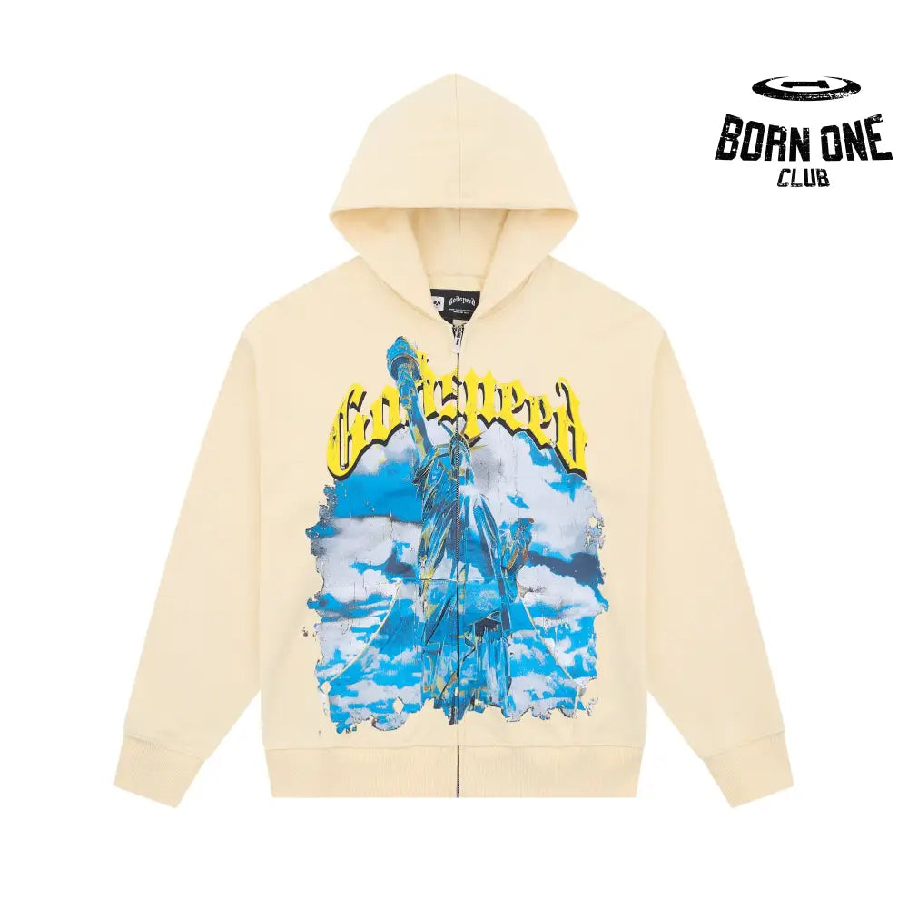 Godspeed Chrome Liberty Hoodie Bone
