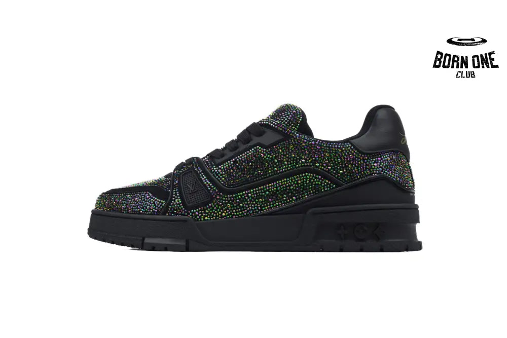 Trainer Black Rhinestones 1A815H