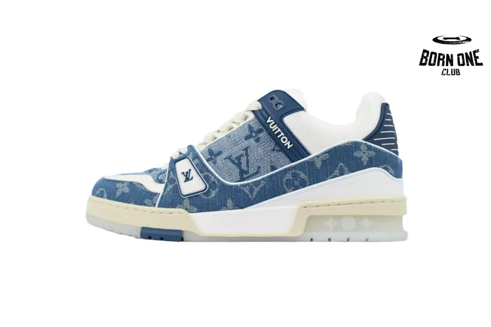 Trainer Sneaker Transparent Denim Blue