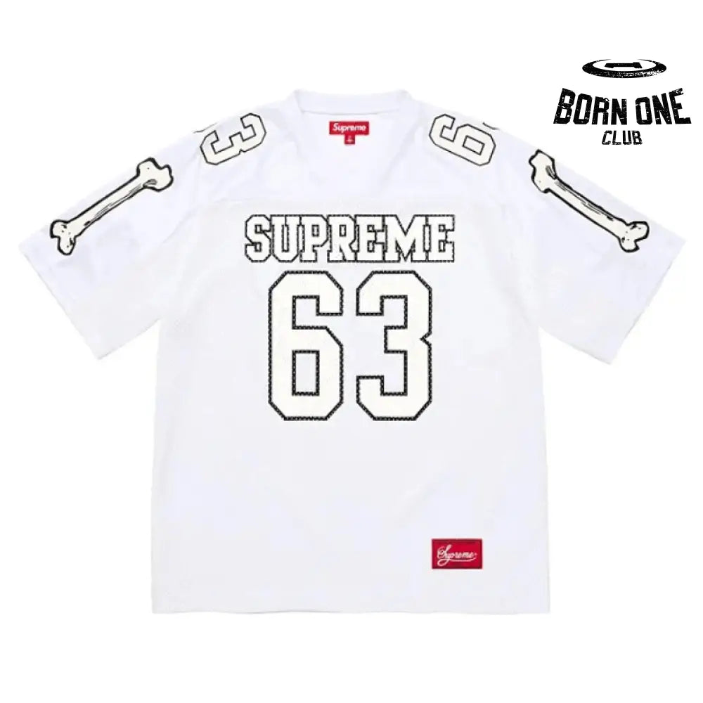 T-Shirt Jersey Bones Football White