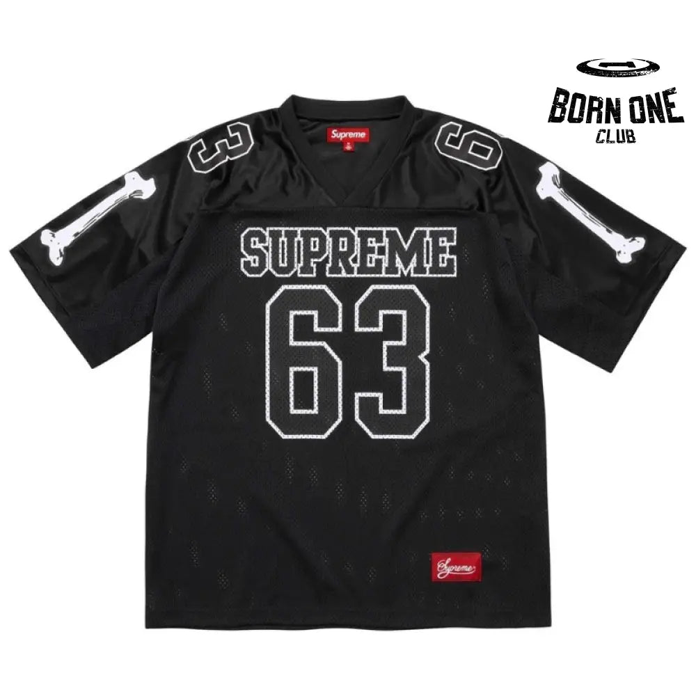 T-Shirt Jersey Bones Football Black