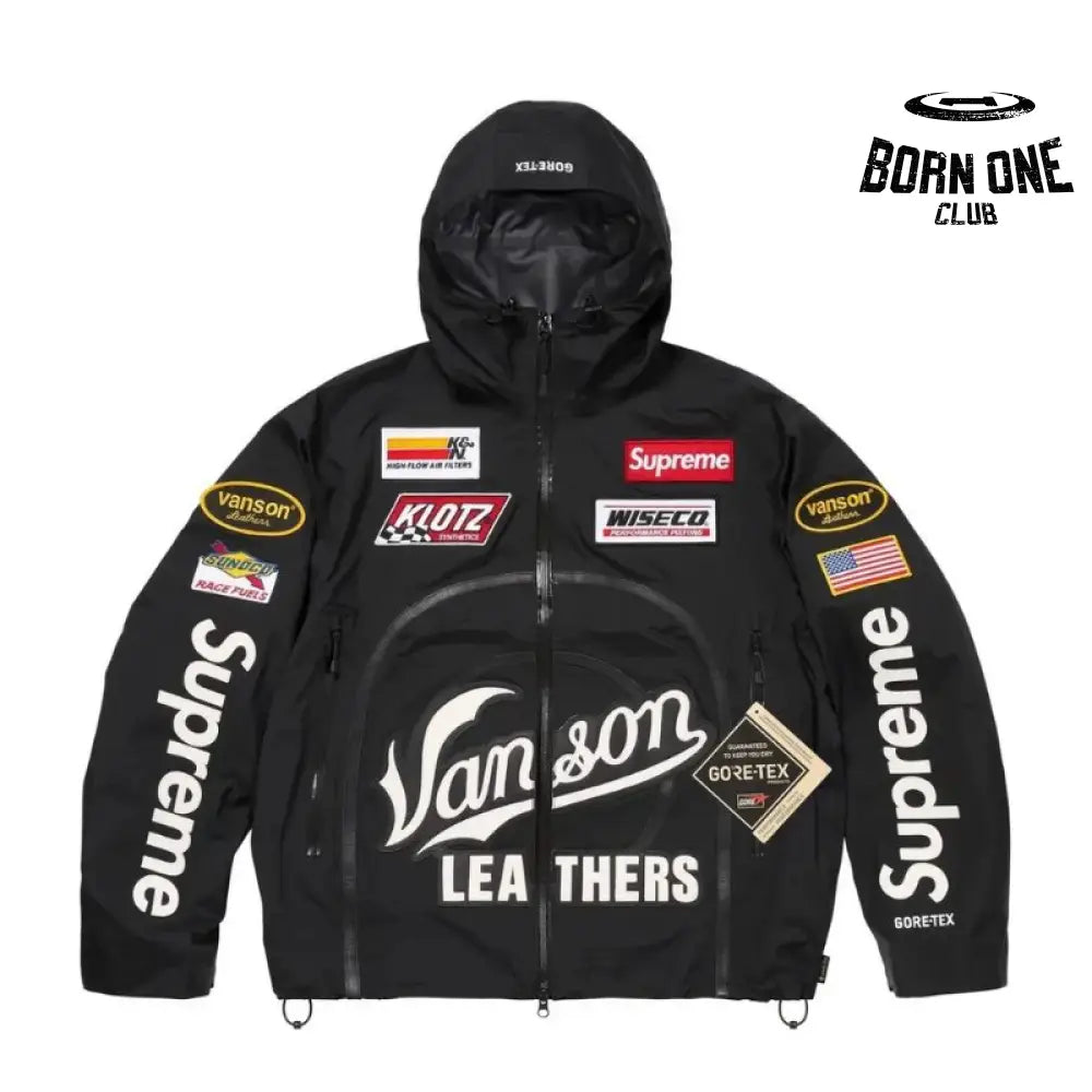 Jacket  x Vanson GORE-TEX Shell Black