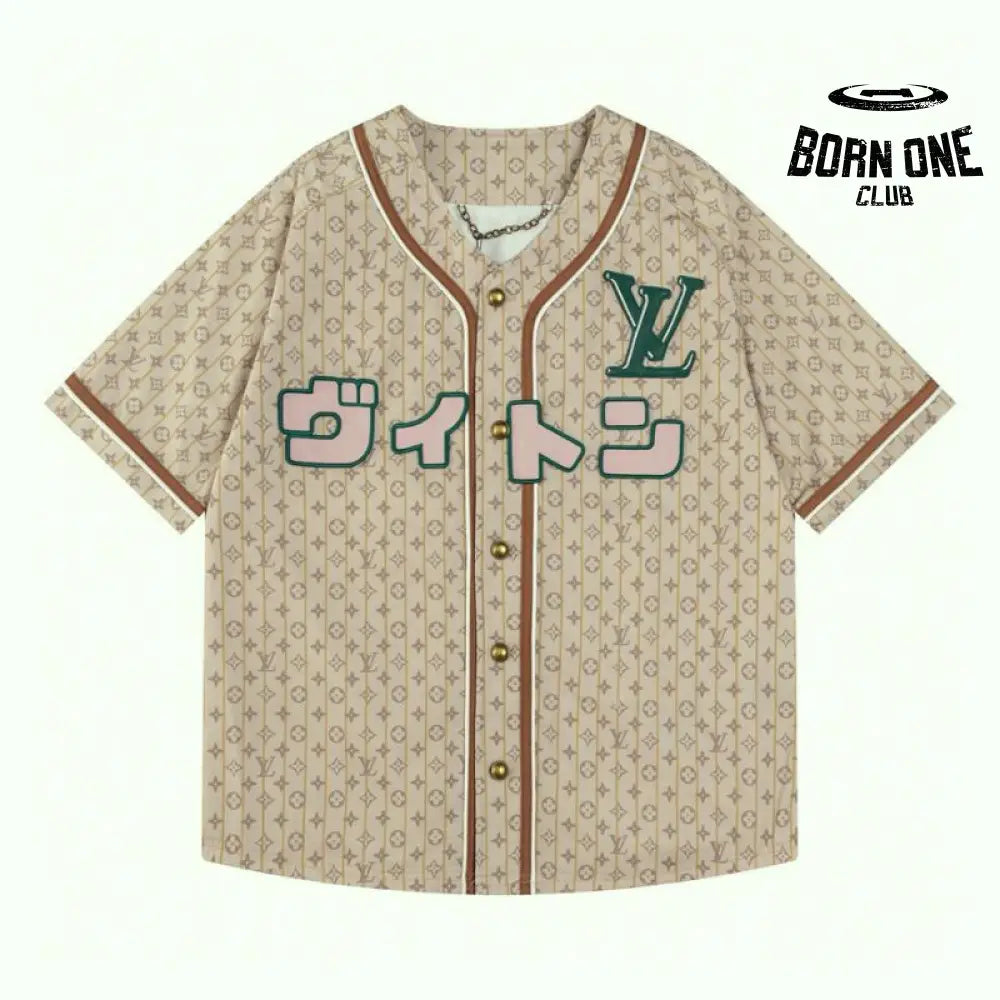 T-Shirt Baseball Wear Beige