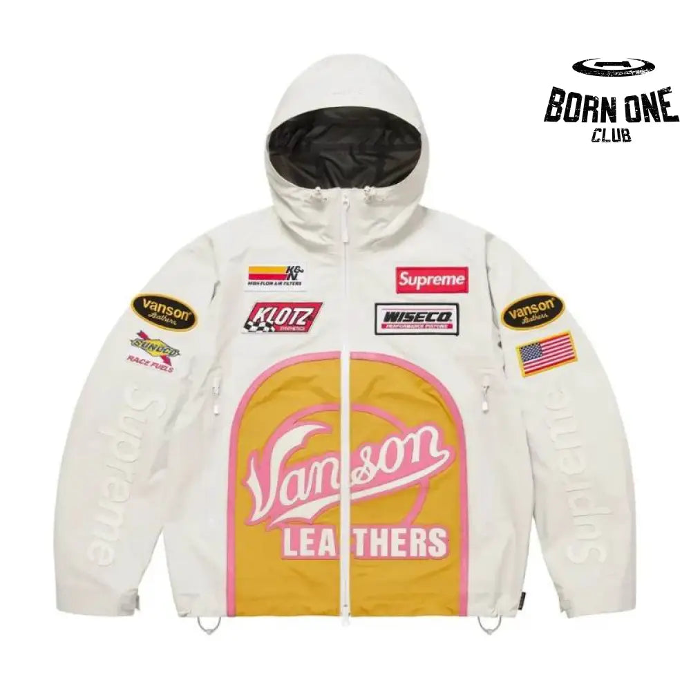 Jacket x Vanson GORE-TEX Shell White