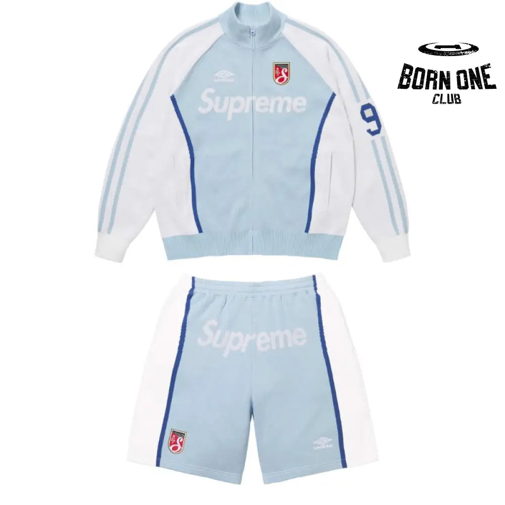 Set x Umbro Zip-Up Light Blue
