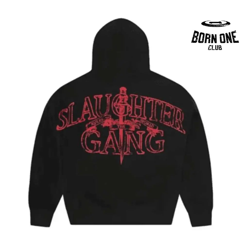 Hoodie x 21 Savage Slaughter Gang Black