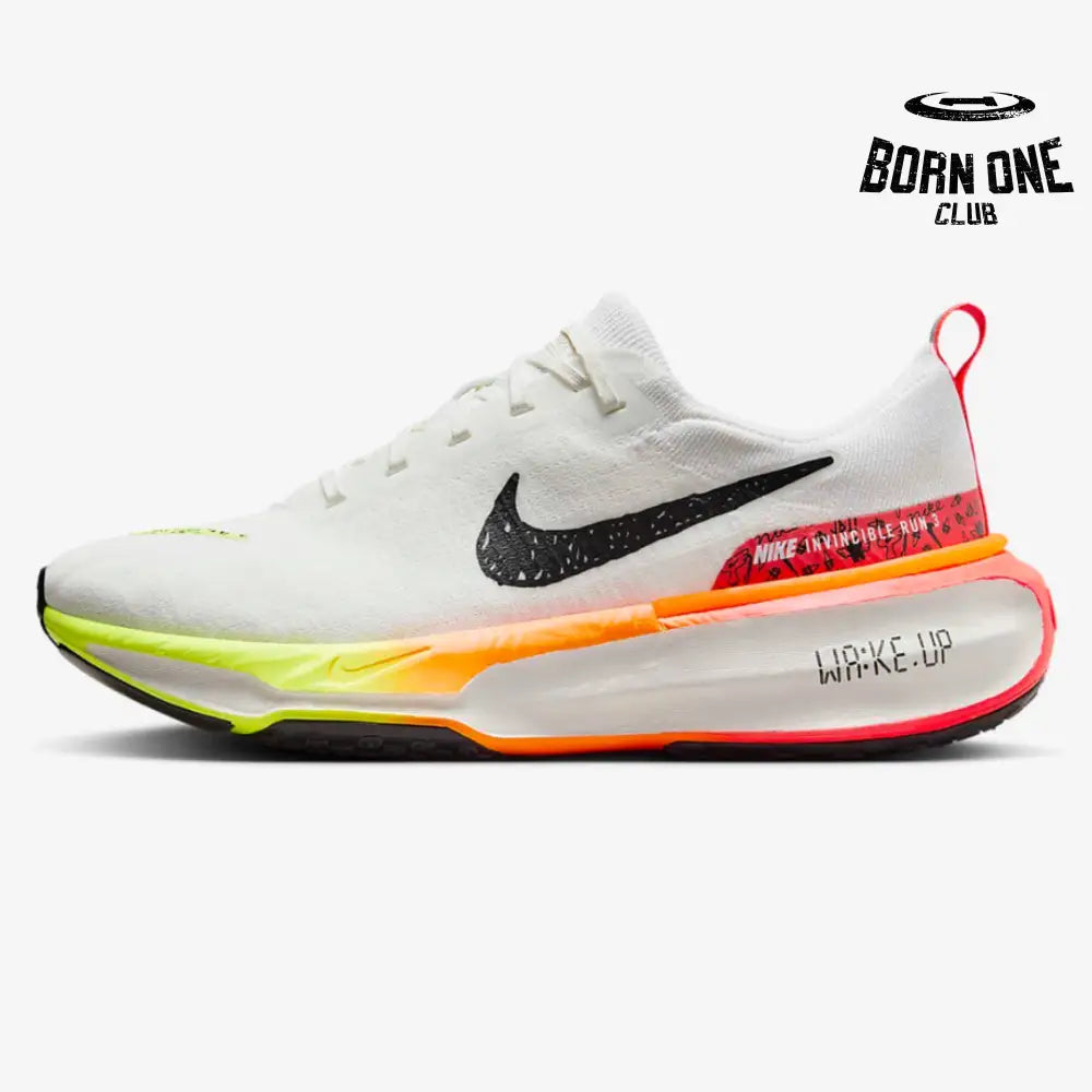 Invincible Run 3 White Bright Crimson