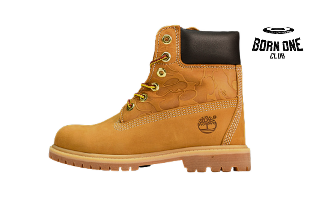 Yellow Boot Bape Collab