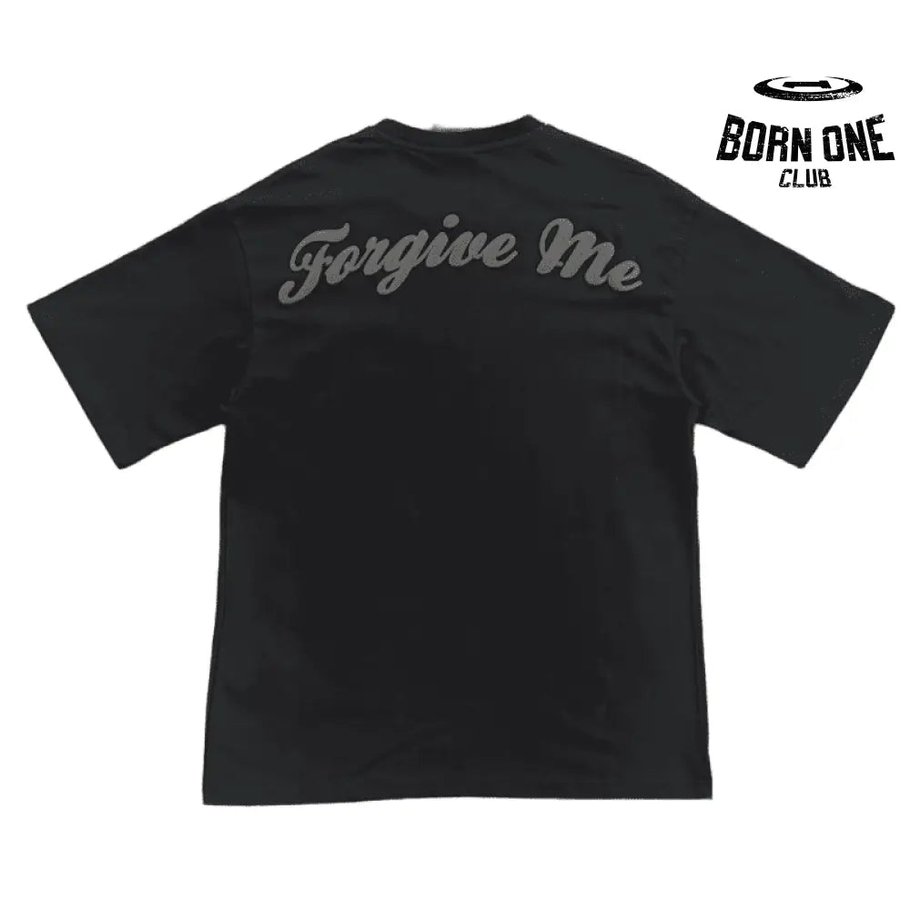 T-Shirt World "Forgive Me" Black