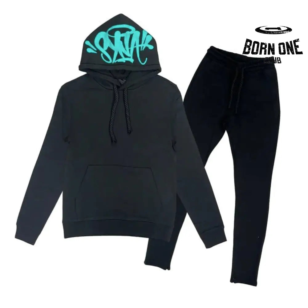 Set Synaworld Logo Black/Blue