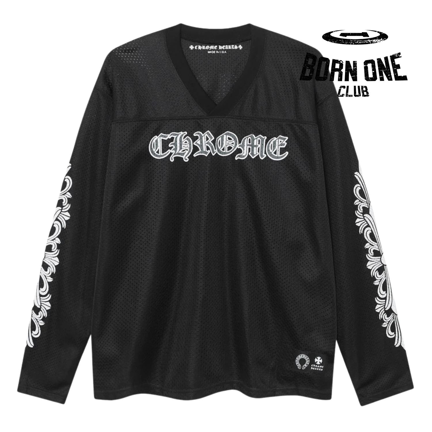 Long-sleeve jersey T-shirt