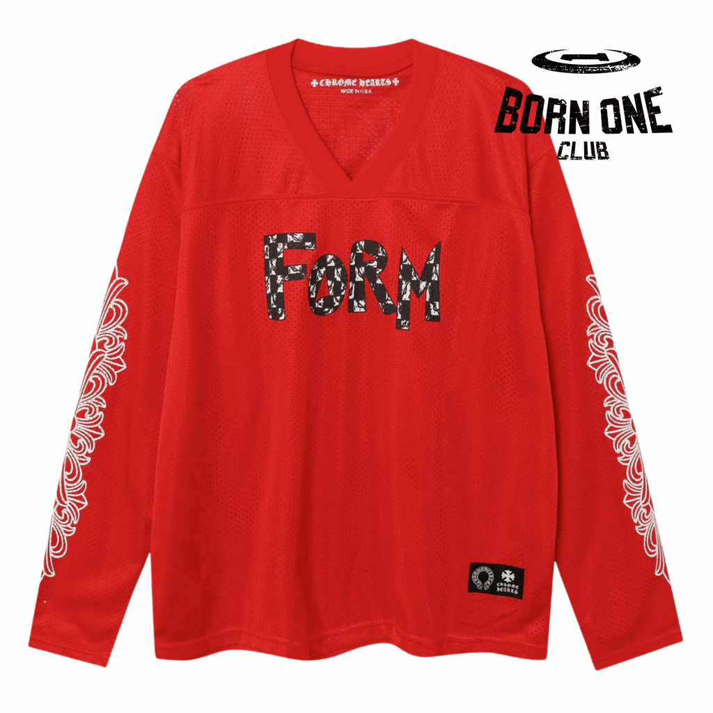 Long-sleeve jersey T-shirt