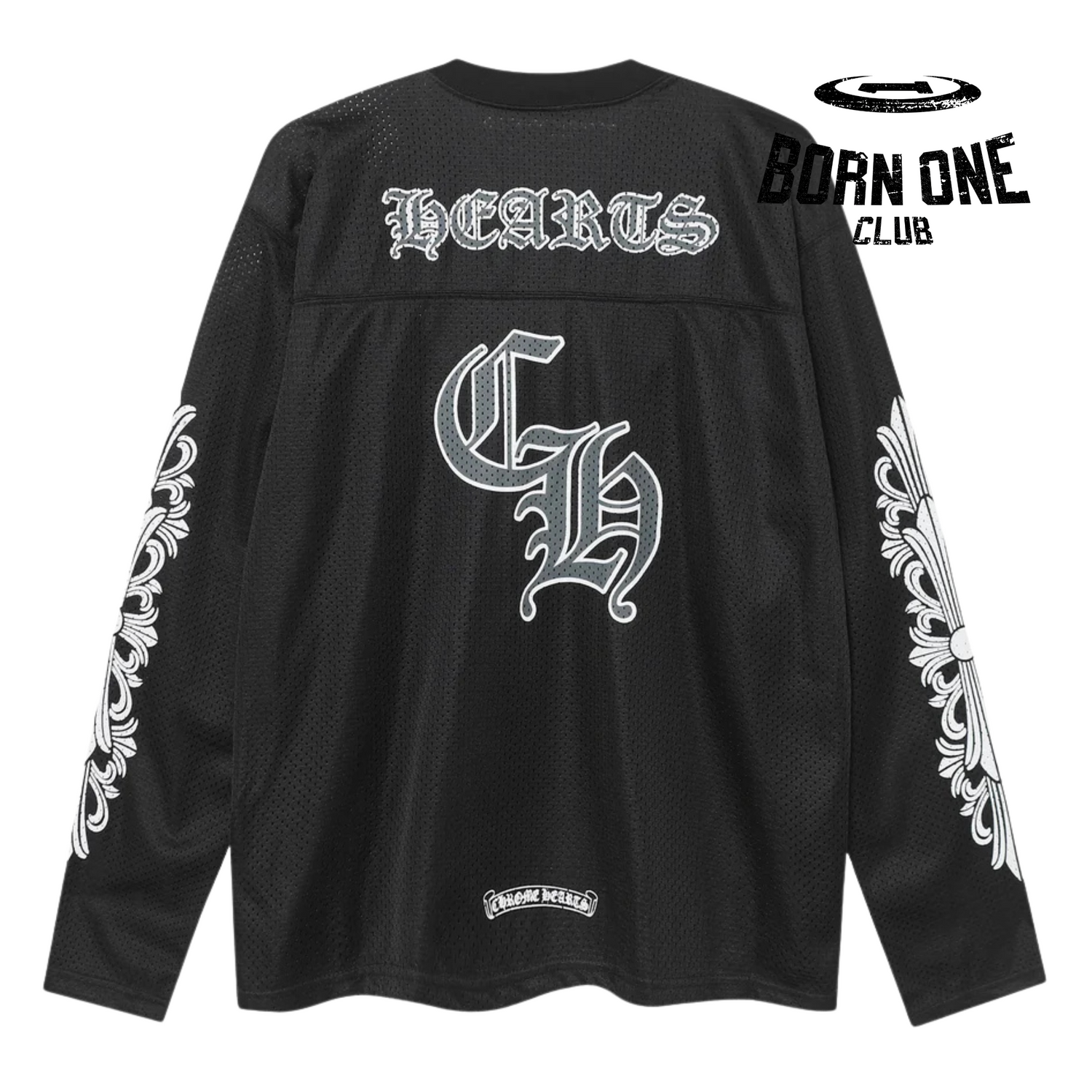 Long-sleeve jersey T-shirt