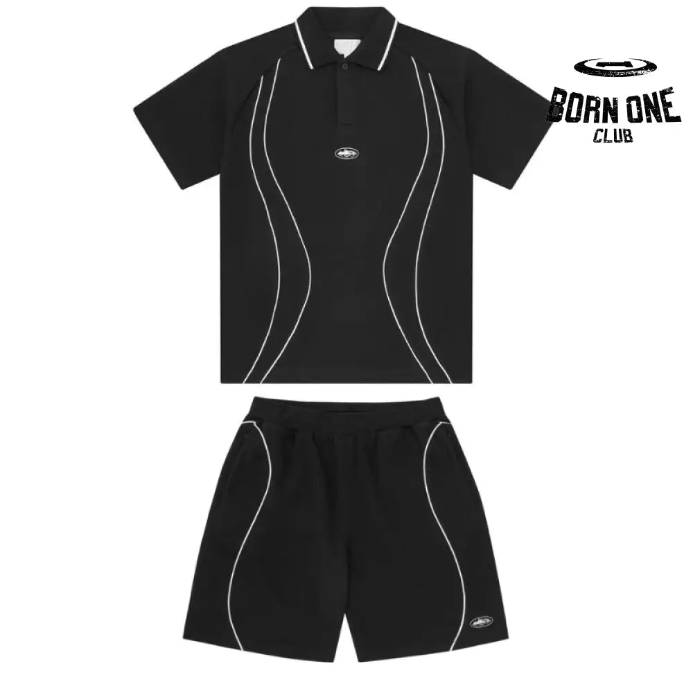 Set Island Piqué Polo Black