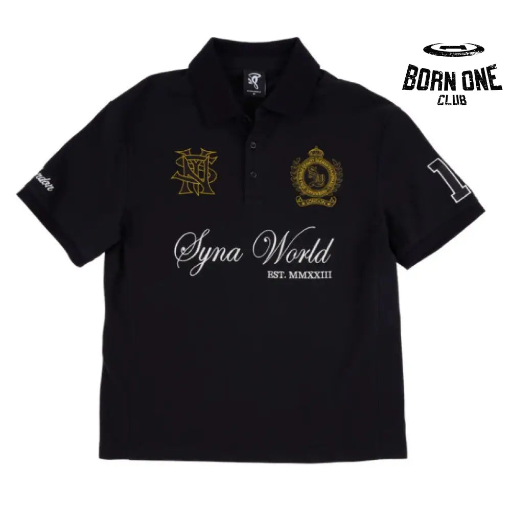 T-Shirt World London Polo Black