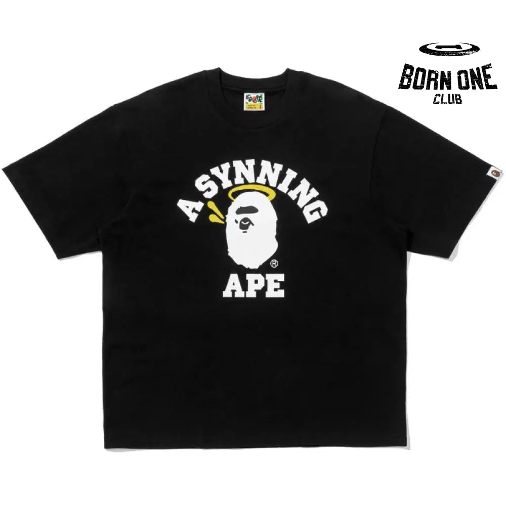 T-Shirt BAPE x by Central Cee College Black