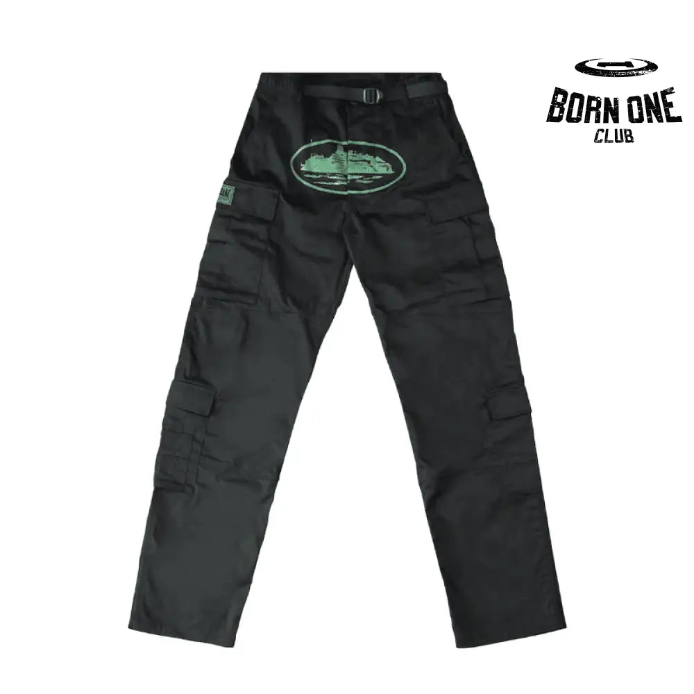 Cargo Pants Black and Green
