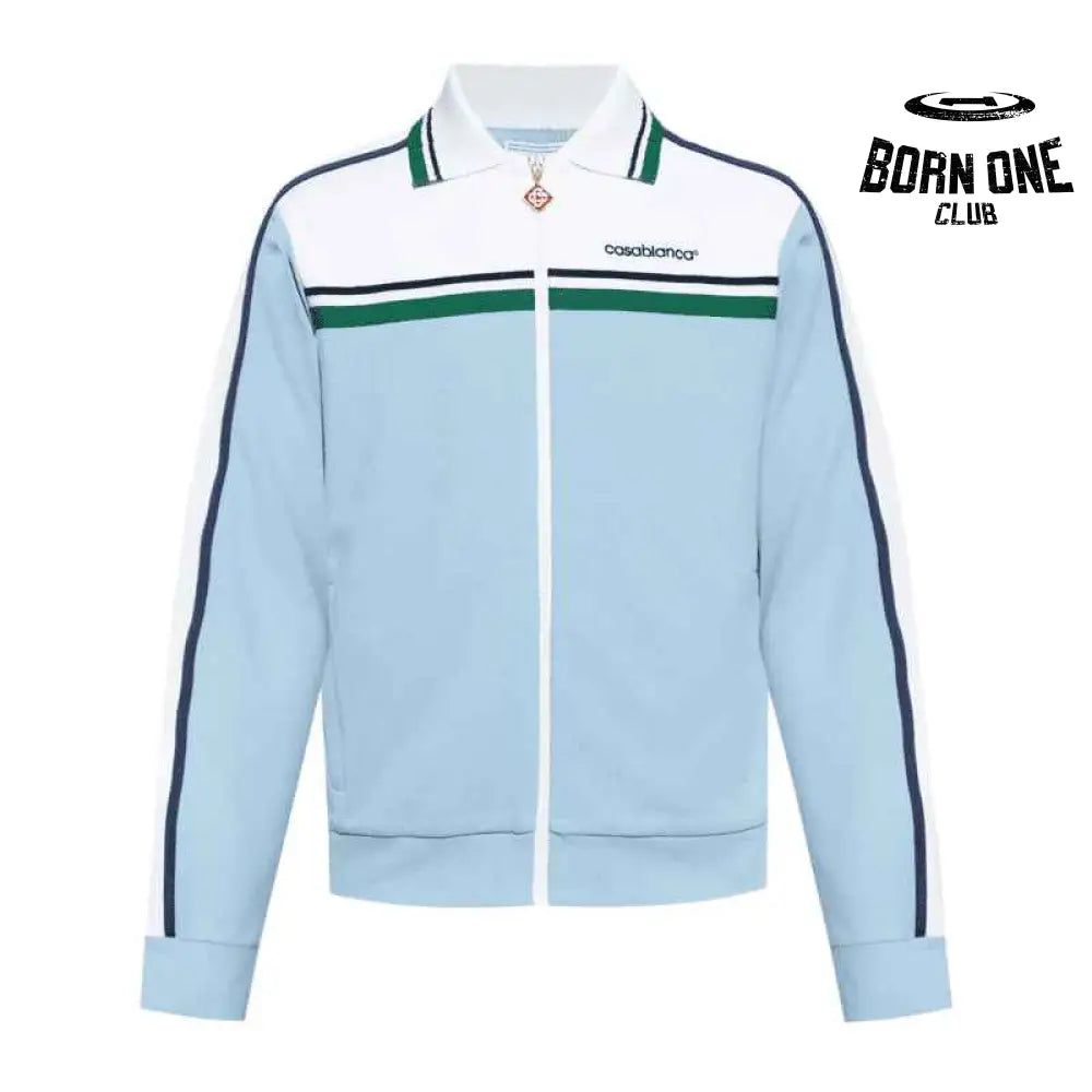 Blue Sport Logo Jacket