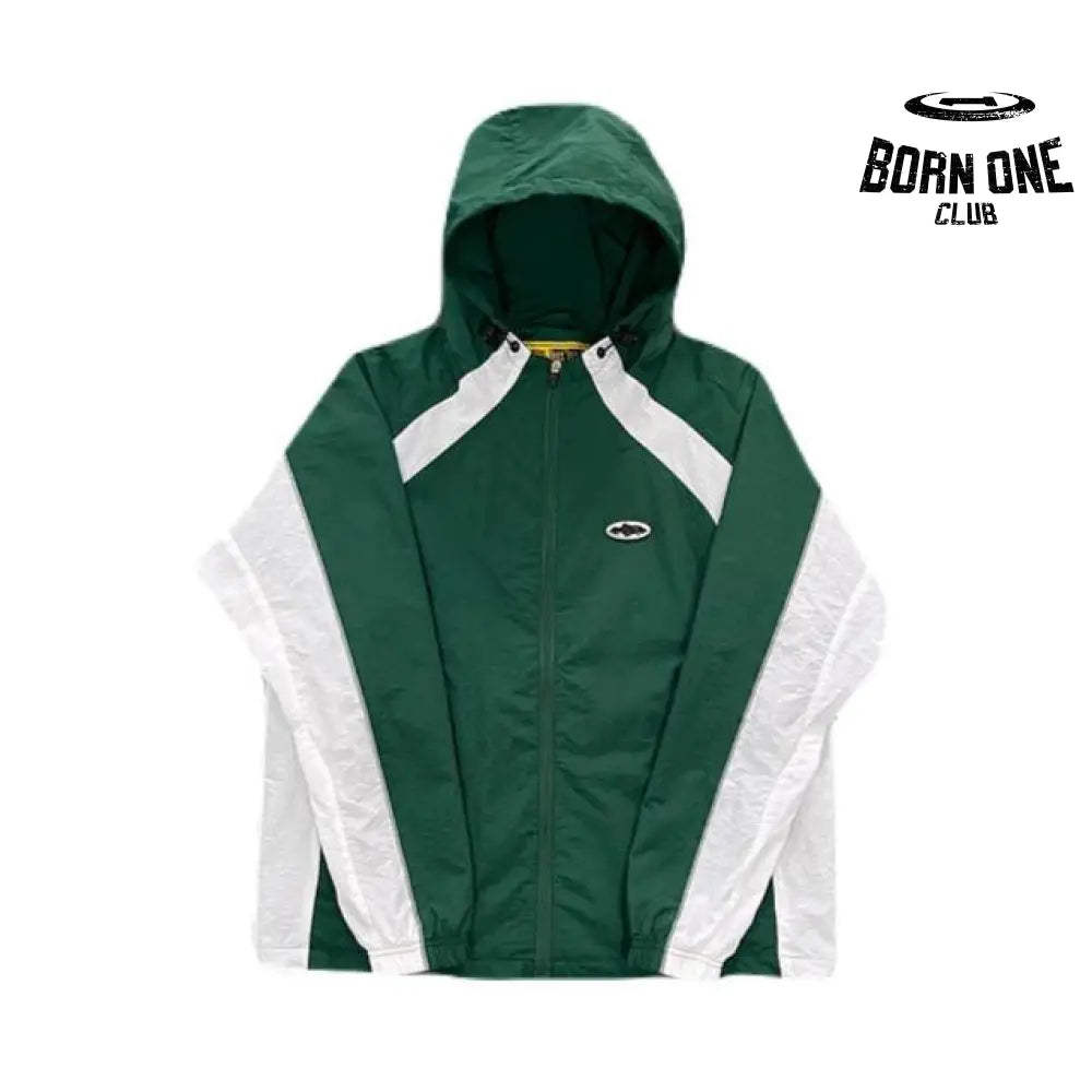 Jacket Corta Vento Green White