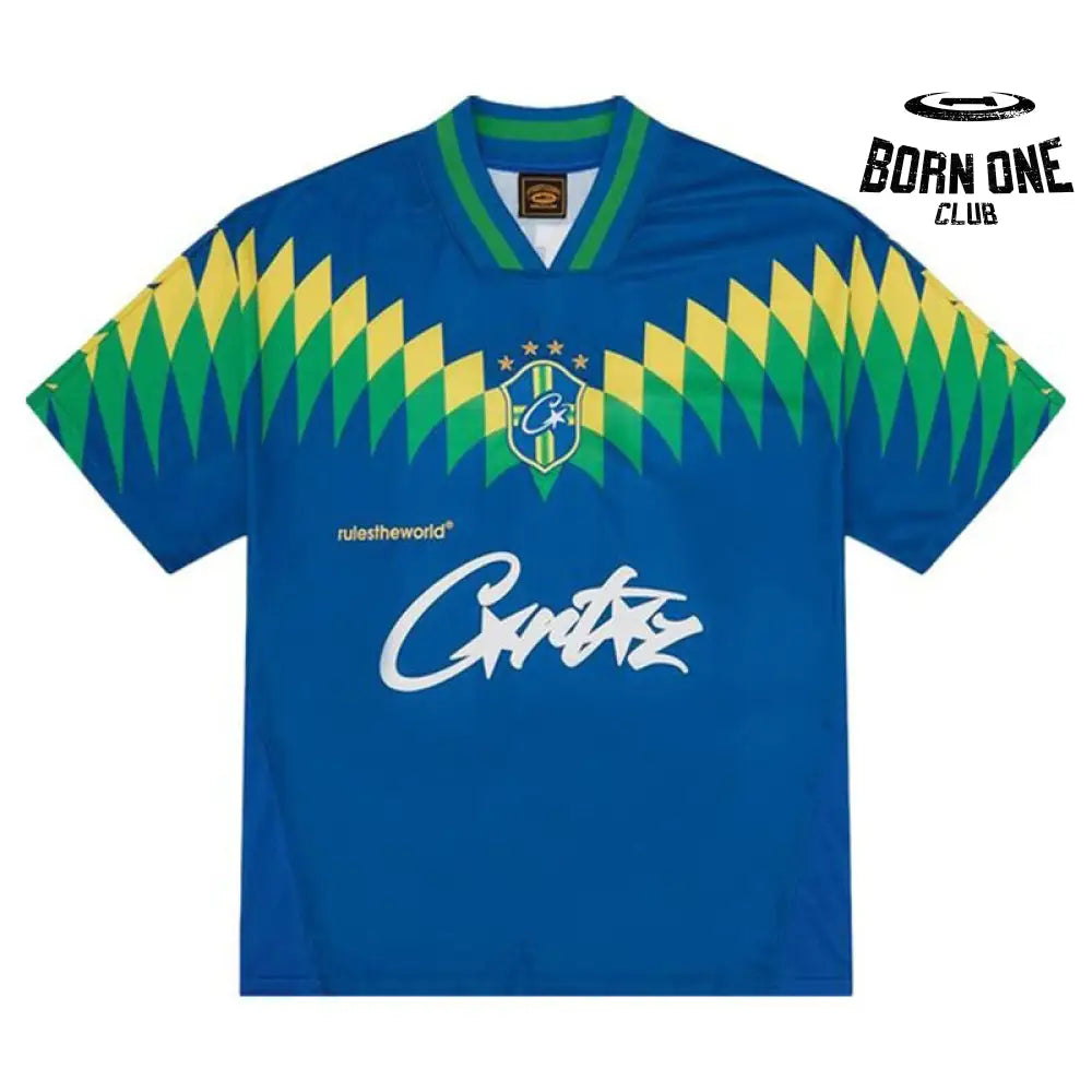 Brazil Blue Football T-Shirt