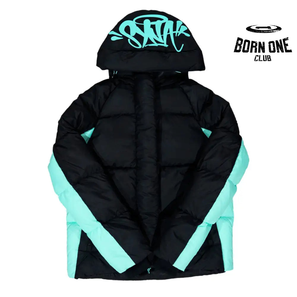 Synaworld Black/Blue Puffer Jacket
