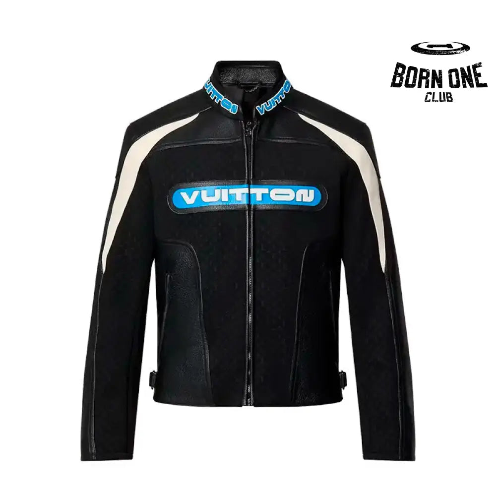 Jacket Couro  Leather Mix Biker