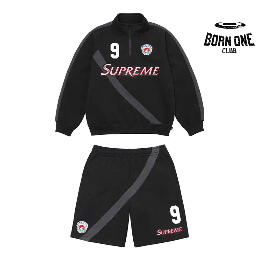 Set Half Zip Black Team