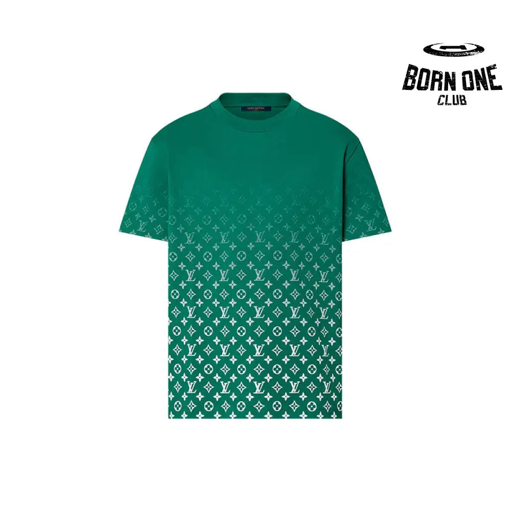 T-Shirt LVSE Monogram Gradient Green