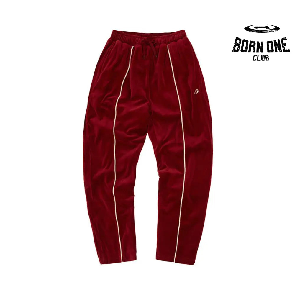 Red Velvet Pants