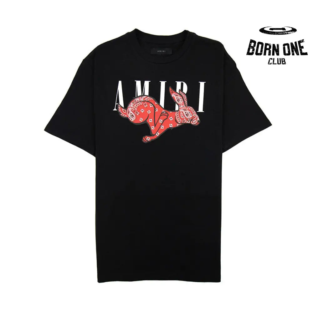 T-Shirt Rabbit Logo Black