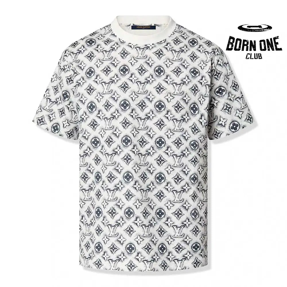 T-Shirt  Monogram White Deep Black