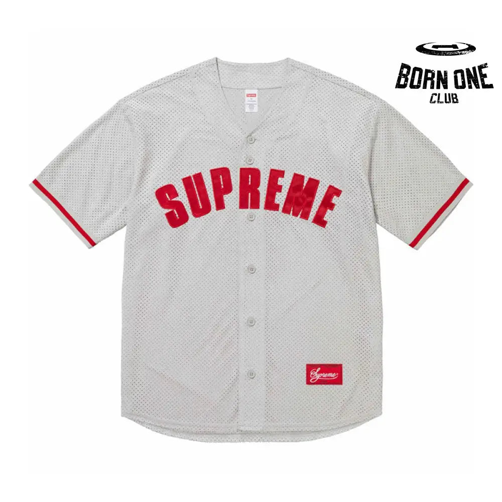 T-Shirt Ultrasuede Mesh Baseball Grey