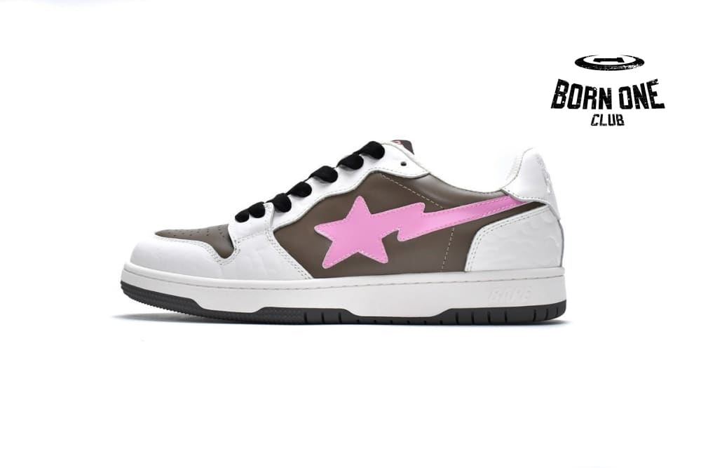 SK8 Sta White Brown