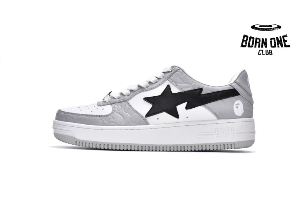 SK8 Sta White Grey Black