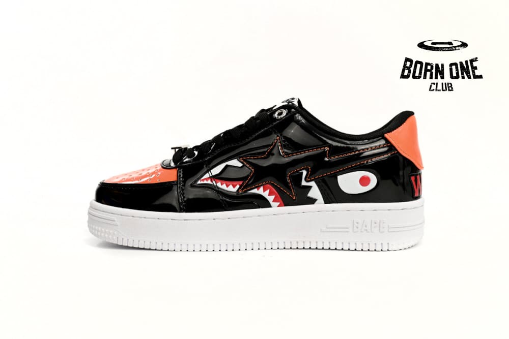 Sta Low Mad Shark Black Orange 1H30191005-BLK
