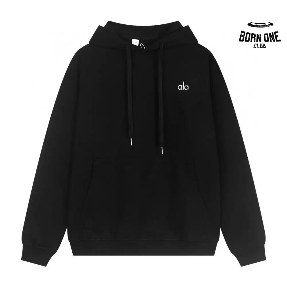 Accolade Cotton-blend French Terry Hoodies K502 Black