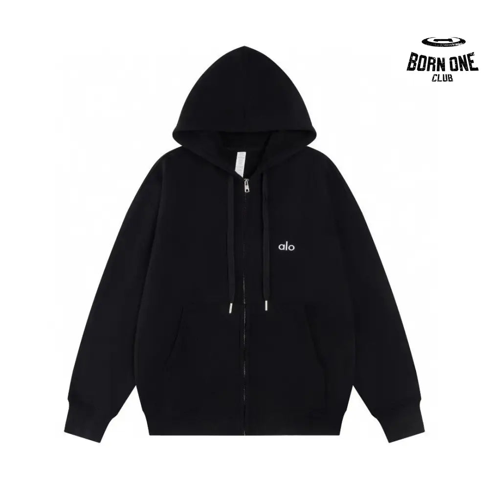 Zip-Up Hoodie K521 Black
